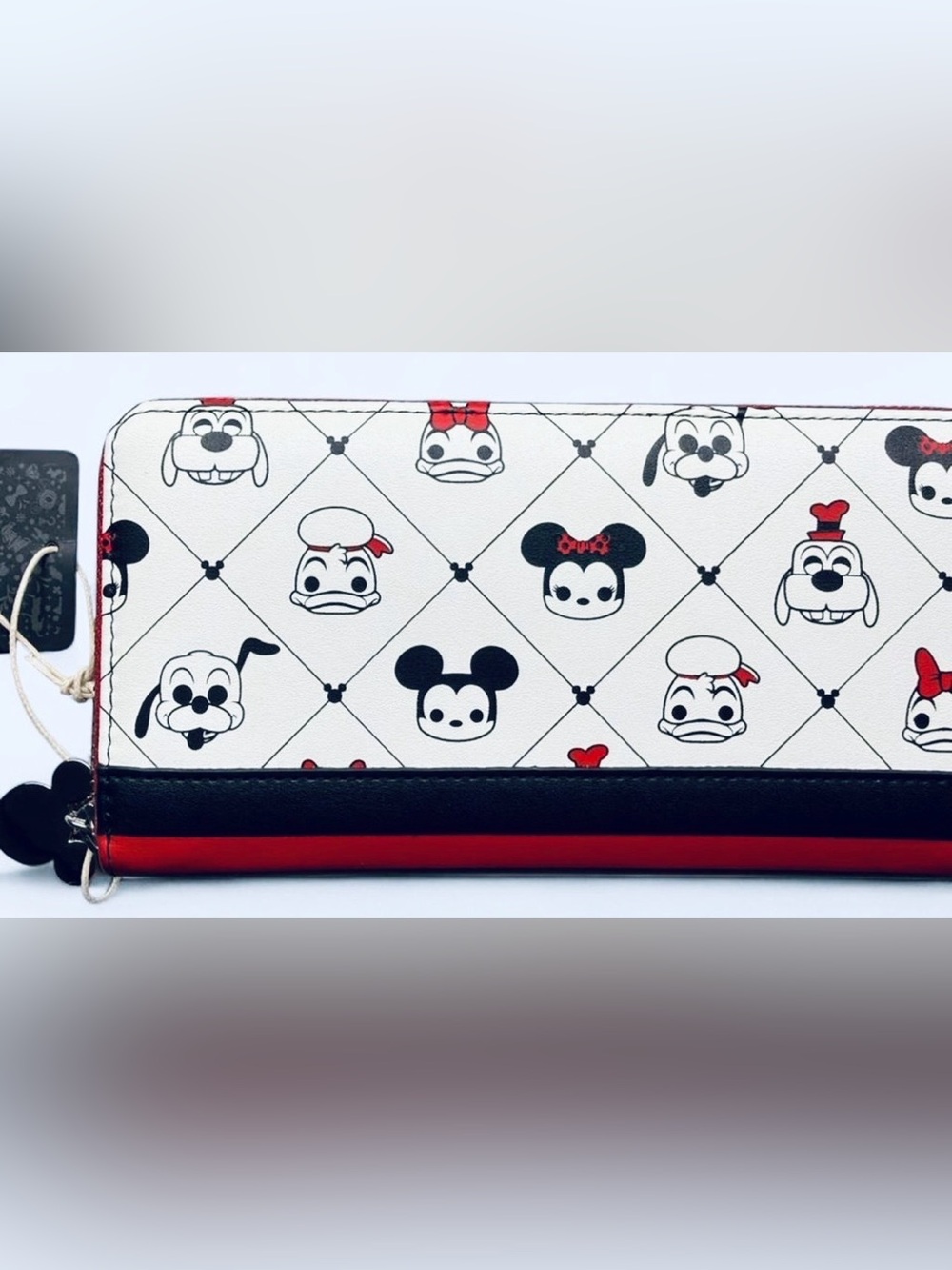 Disney Loungefly Funko POP Fab Five Large Wallet - Black, White & Red Accents
